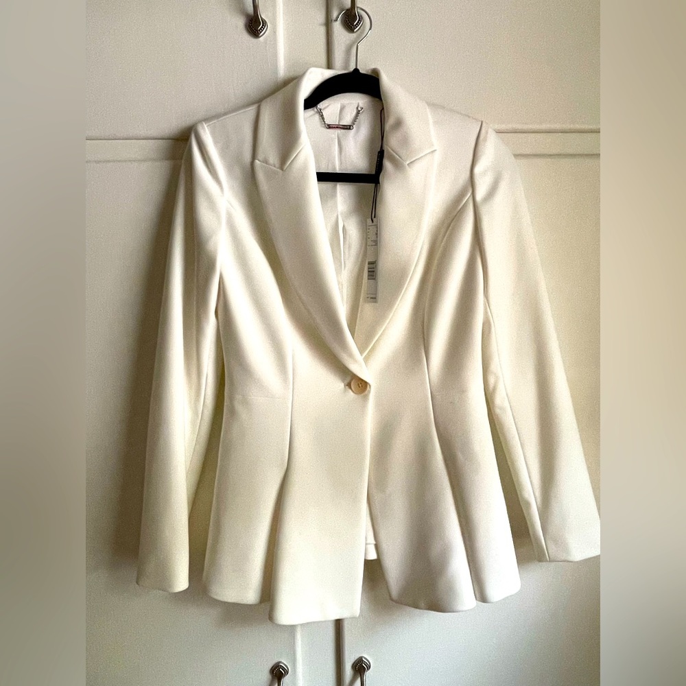 Ellie Tahari Arya Jacket, Pearl size 0